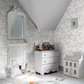 0288HAGLASS - Hampstead Wallpaper - Glass - Little Greene