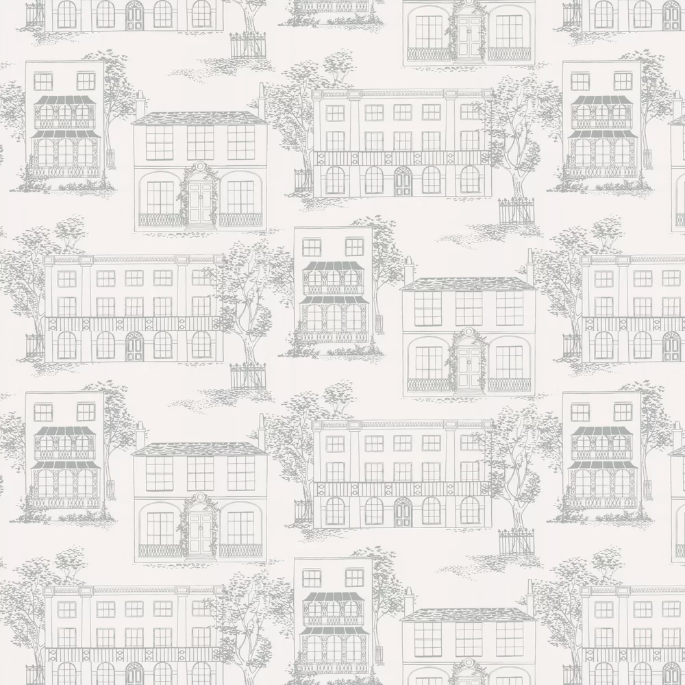 0288HAGLASS - Hampstead Wallpaper - Glass - Little Greene