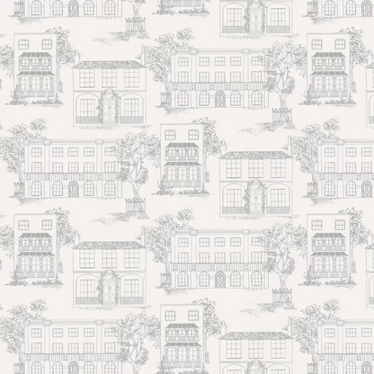 0288HAGLASS - Hampstead Wallpaper - Glass - Little Greene