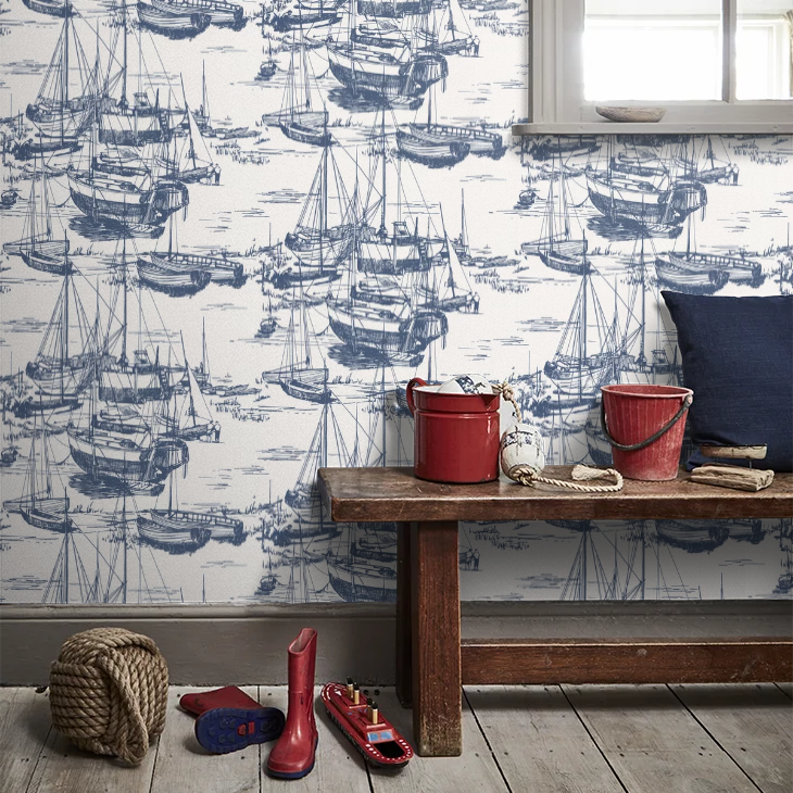 0288ZIDELFT - Zingara Wallpaper - Delft - Little Greene