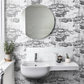 0288ZINICKE - Zingara Wallpaper - Nickel - Little Greene