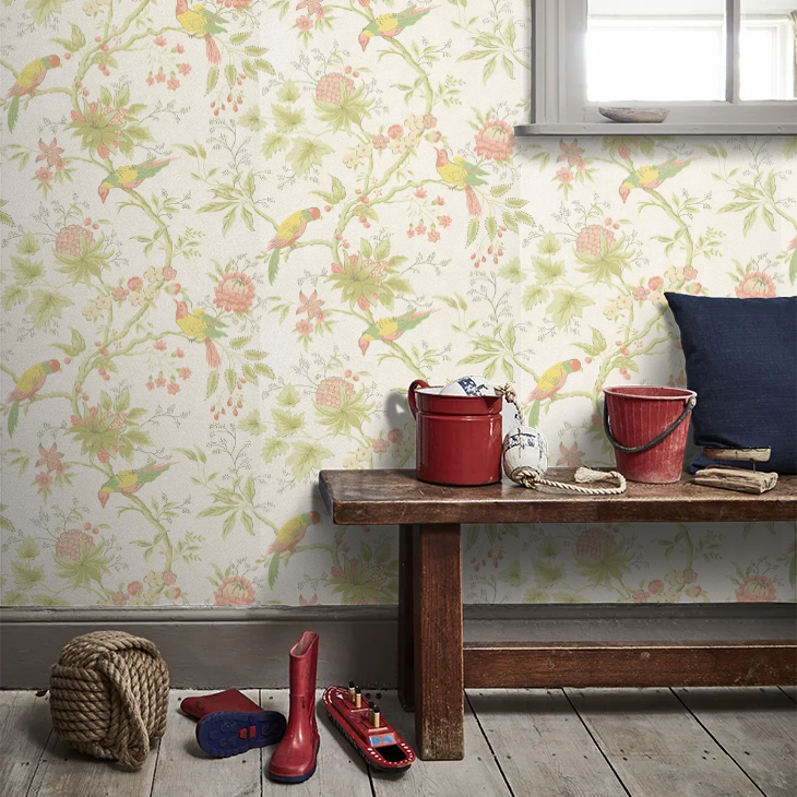 0291BRCLOTH - Brooke House Wallpaper - Cloth - Little Greene