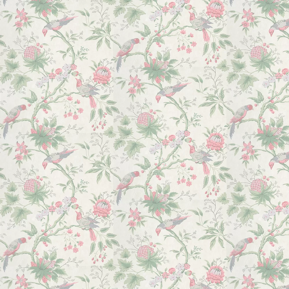 0291BRLINEN - Brooke House Wallpaper - Linen - Little Greene