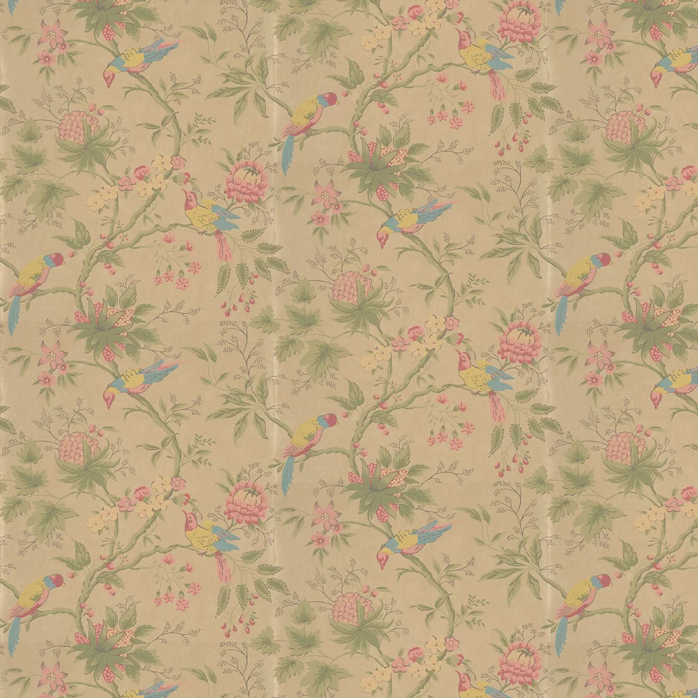 0291BRPARCH - Brooke House Wallpaper - Parchment - Little Greene