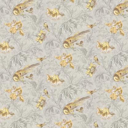 0291CRGILTZ - Crowe Hall Lane Wallpaper - Gilt - Little Greene