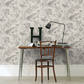 0291CRNUAGE - Crowe Hall Lane Wallpaper - Nuage - Little Greene
