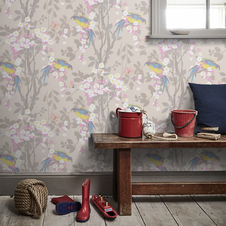 0291LODORIA - Loriini Wallpaper - Dorian - Little Greene