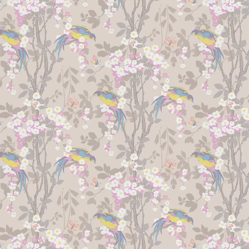 0291LODORIA - Loriini Wallpaper - Dorian - Little Greene