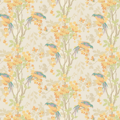 0291LONOUVE - Loriini Wallpaper - Nouveau - Little Greene