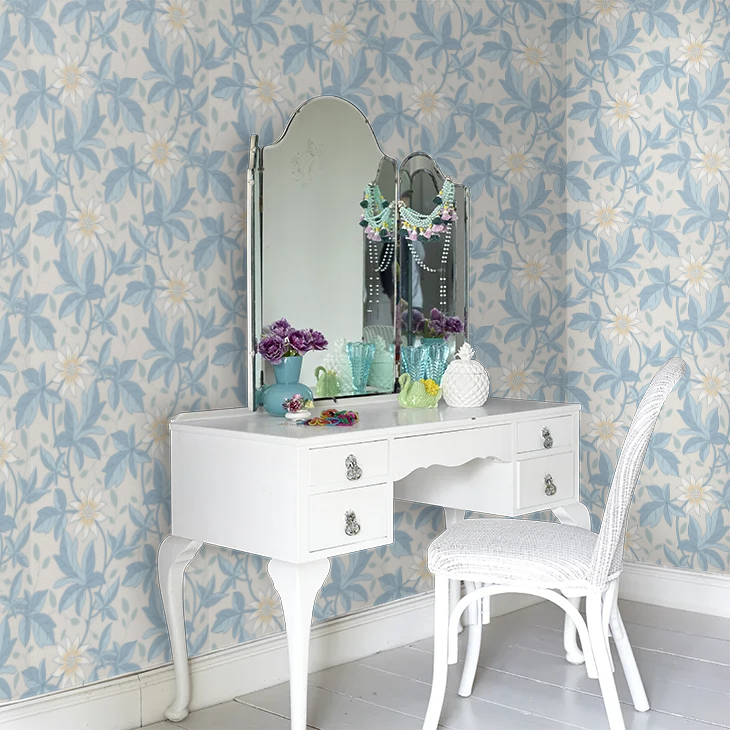 0291MODAWNZ - Monroe Wallpaper - Dawn Flower - Little Greene
