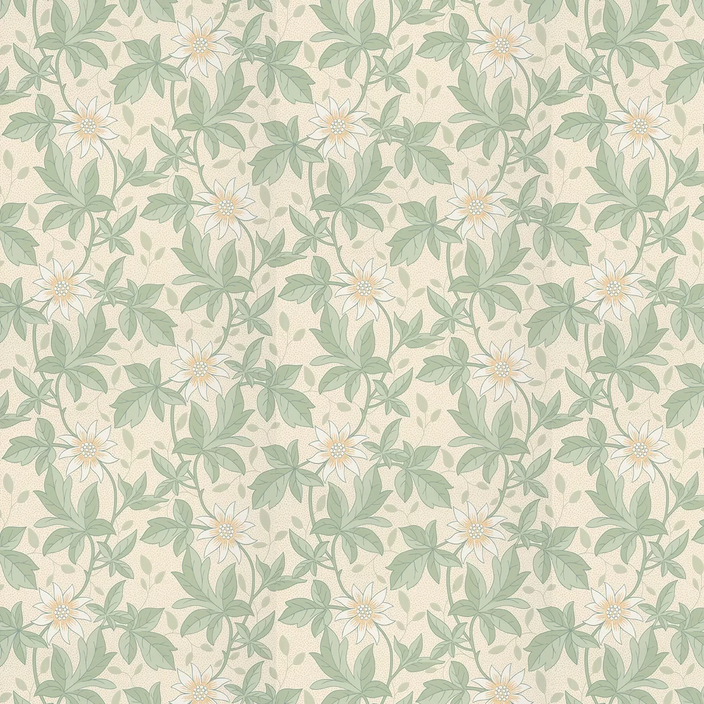 0291MOGOLDZ - Monroe Wallpaper - Gold Flower - Little Greene