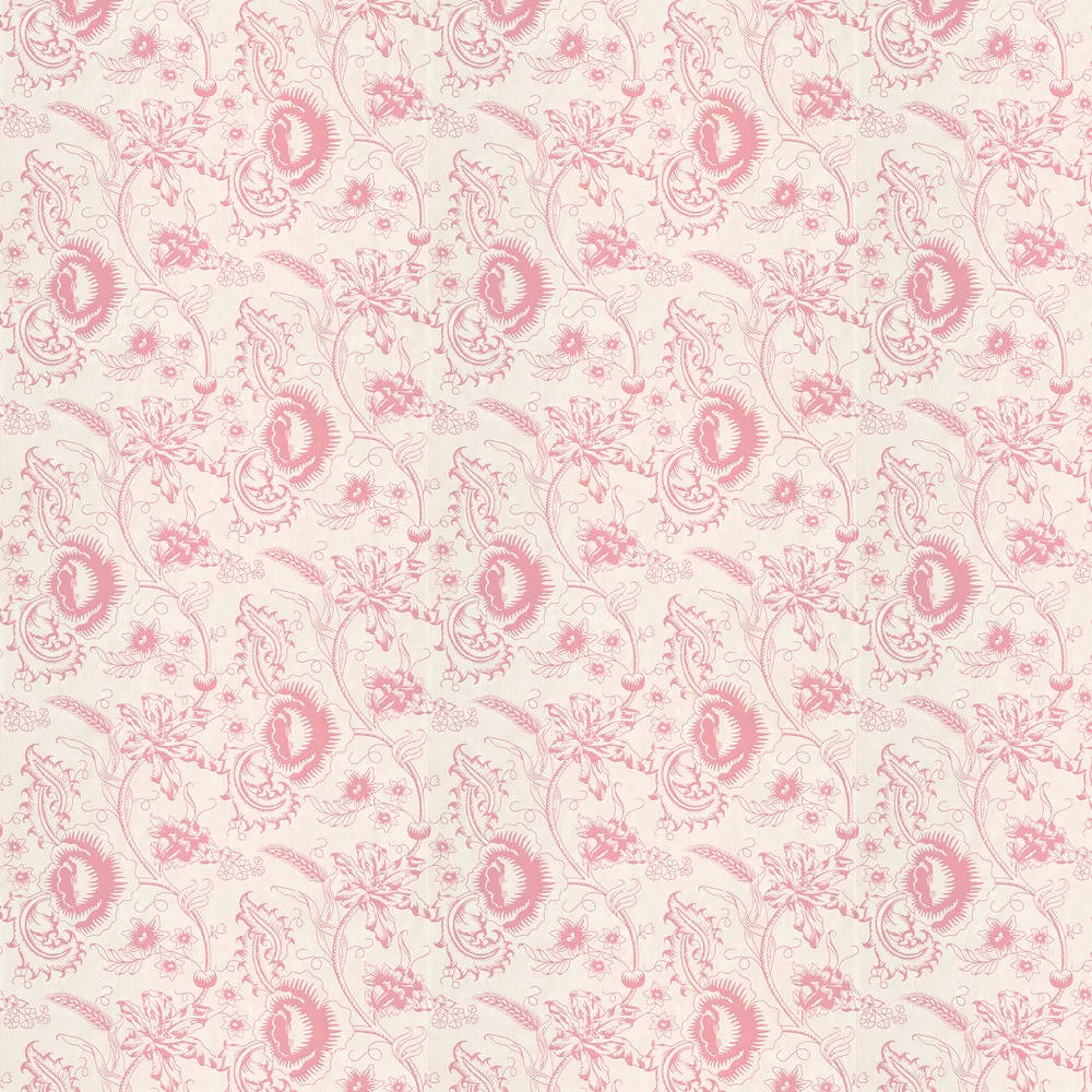 0291WODRESS - Woodblock Mono Wallpaper - Dresser - Little Greene