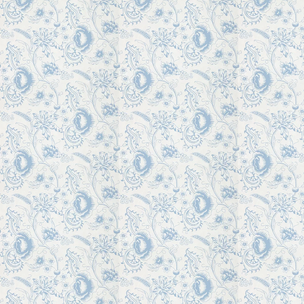 0291WOJUNIP - Woodblock Mono Wallpaper - Juniper - Little Greene