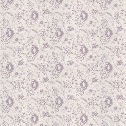 0291WOPLUMZ - Woodblock Mono Wallpaper - Plum - Little Greene