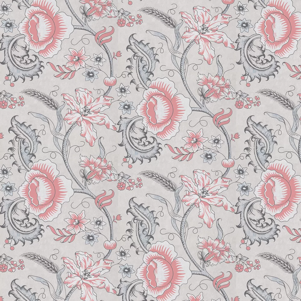 0291WOUNION - Woodblock Trail Wallpaper - Union - Little Greene