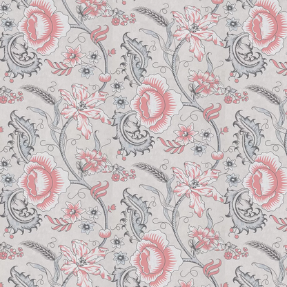 0291WOUNION - Woodblock Trail Wallpaper - Union - Little Greene