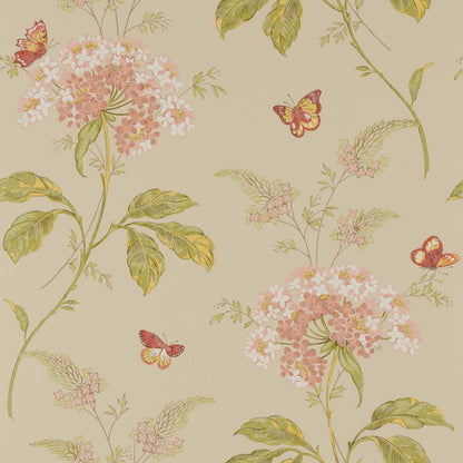 Messina Wallpaper - Pink/Green - 07132/04