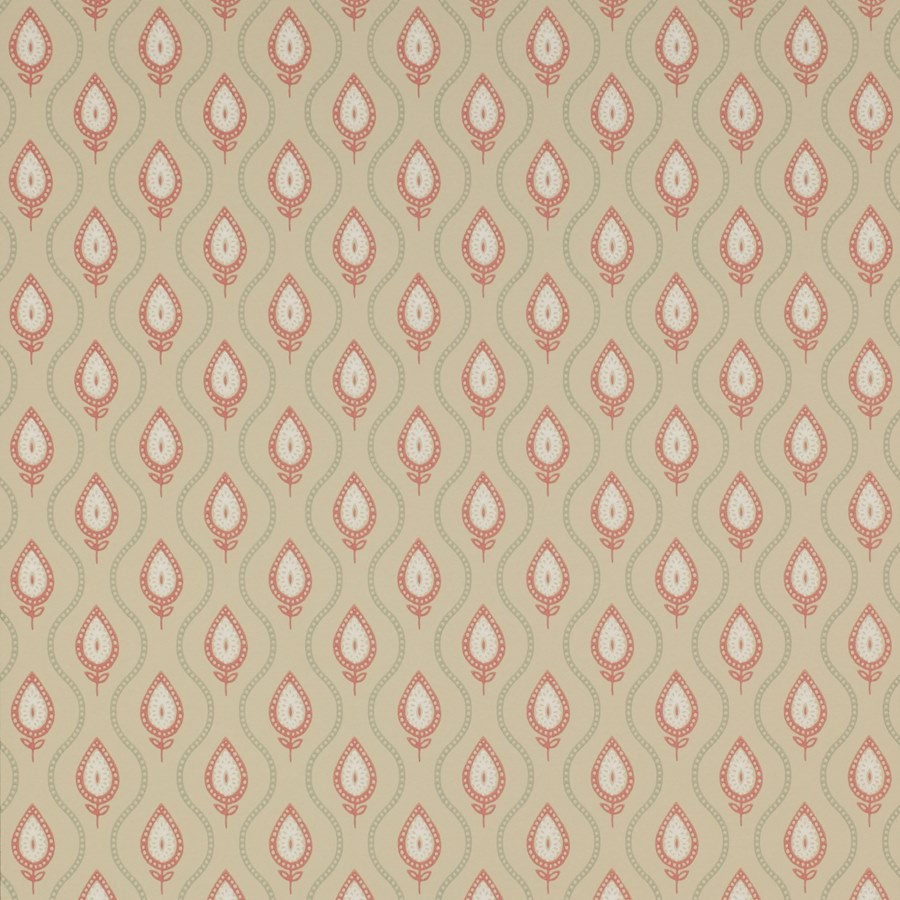 Verity Wallpaper - Red/Sienna - 07138/04