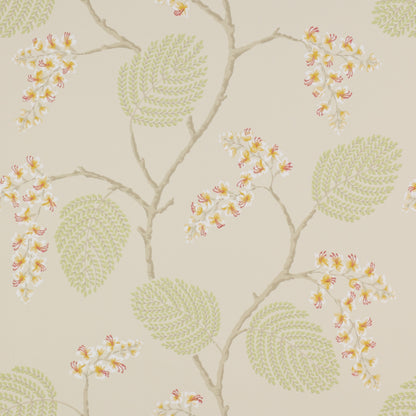 Atwood Wallpaper - Coral/Green - 07141/05