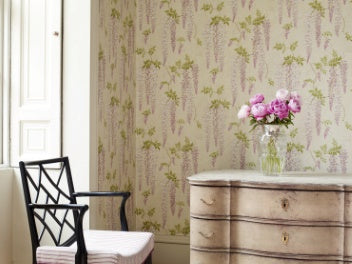 Seraphina Wallpaper - Old Pink/Leaf - 07157/08