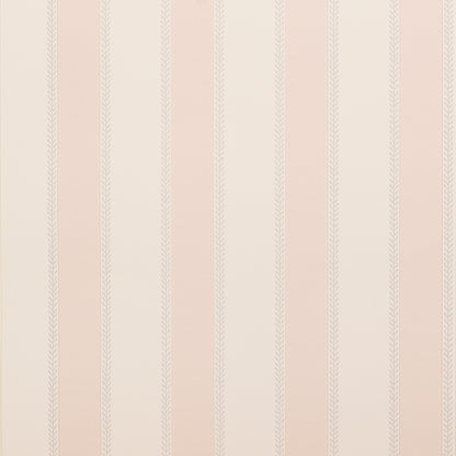 Graycott Stripe Wallpaper - Old Pink - 07190-01
