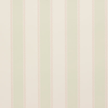 Graycott Stripe Wallpaper - Pink/Green - 07190-02
