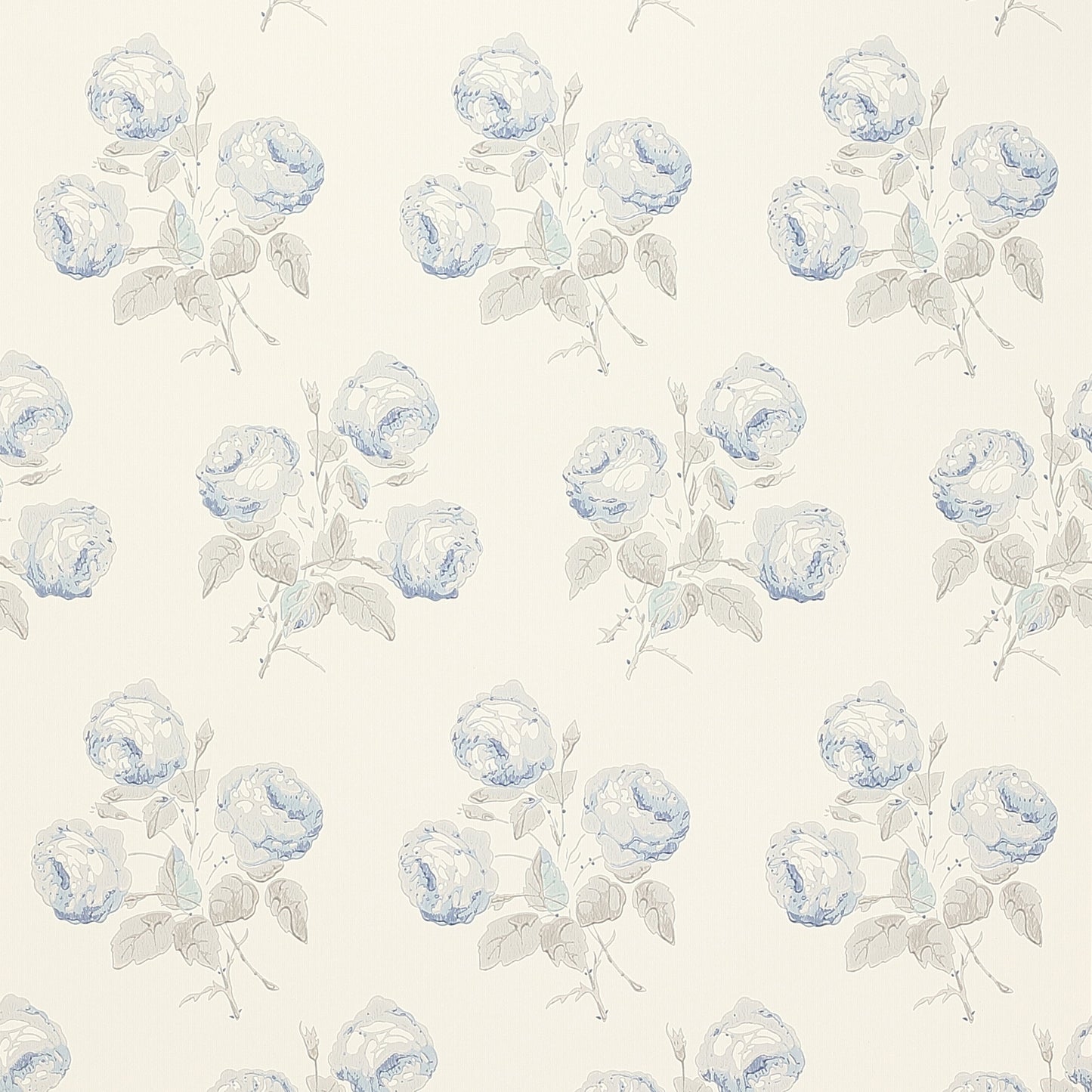 Bowood Wallpaper - Blue/Grey - 07401/08