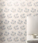 Bowood Wallpaper - Silver/Leaf - 07401/10