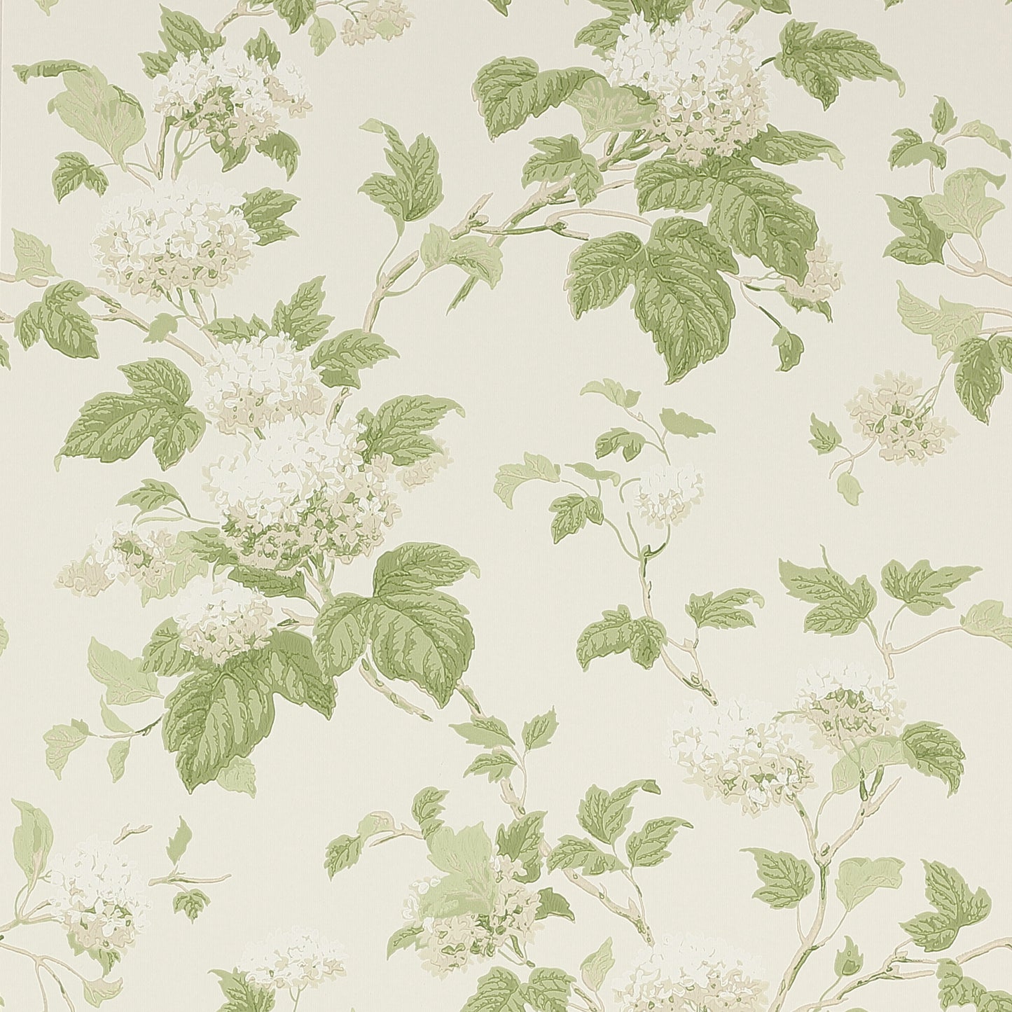Chantilly Wallpaper - Ivory/Leaf Green - 07816/09