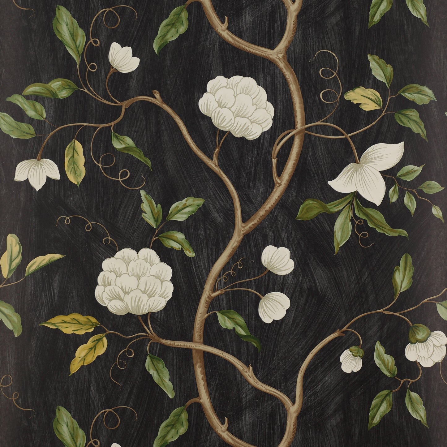 Snow Tree Wallpaper - Black - 07949/06