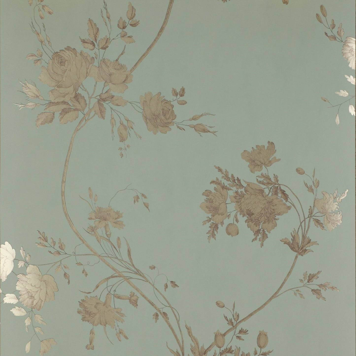 Darcy Wallpaper - Aqua - 07957/01