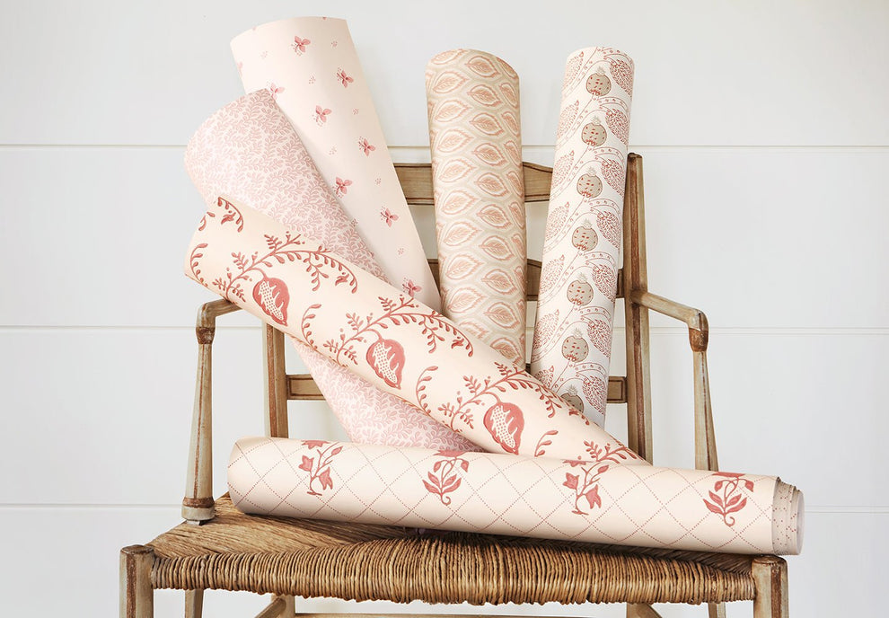 Rushmere Wallpaper - Old Pink - 07985/06