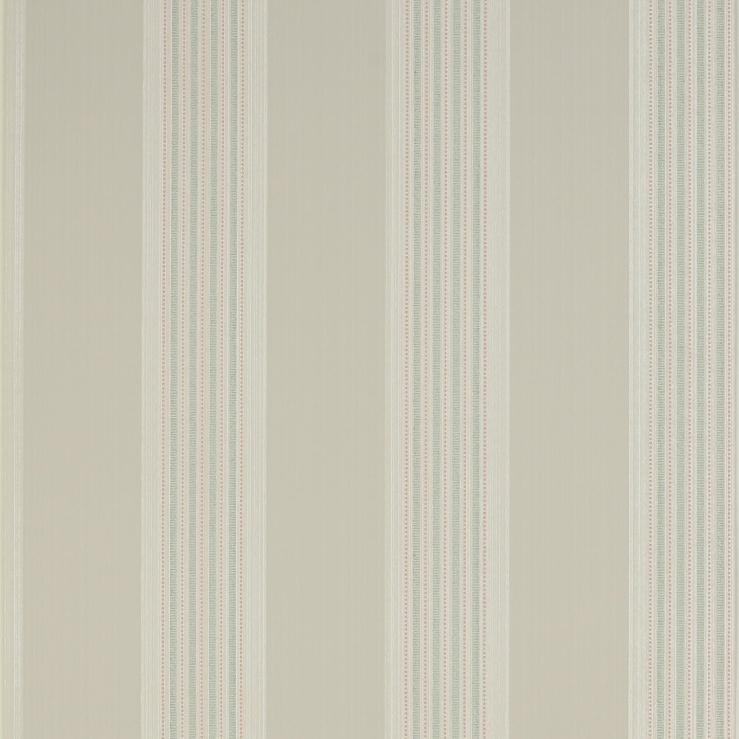 Tealby Stripe Wallpaper - Stone/Aqua - 07991/07
