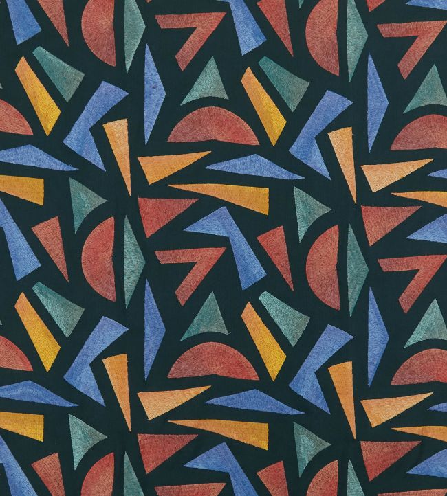 Explosion Fabric - Blue