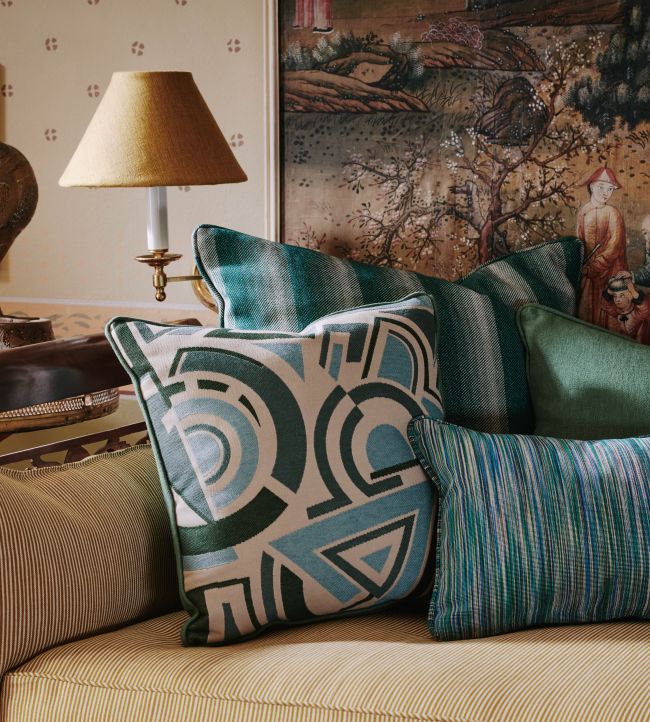 Trepak Weave Room Fabric - Green