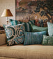 Motion Stripe Room Fabric - Teal