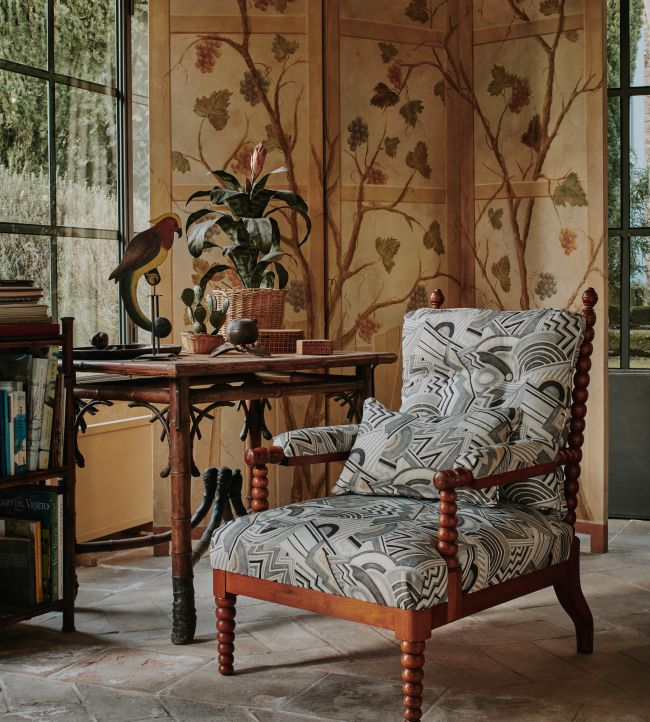 Paramount Textiles Paramount Linen Fabric โ Lionheart Wallpaper