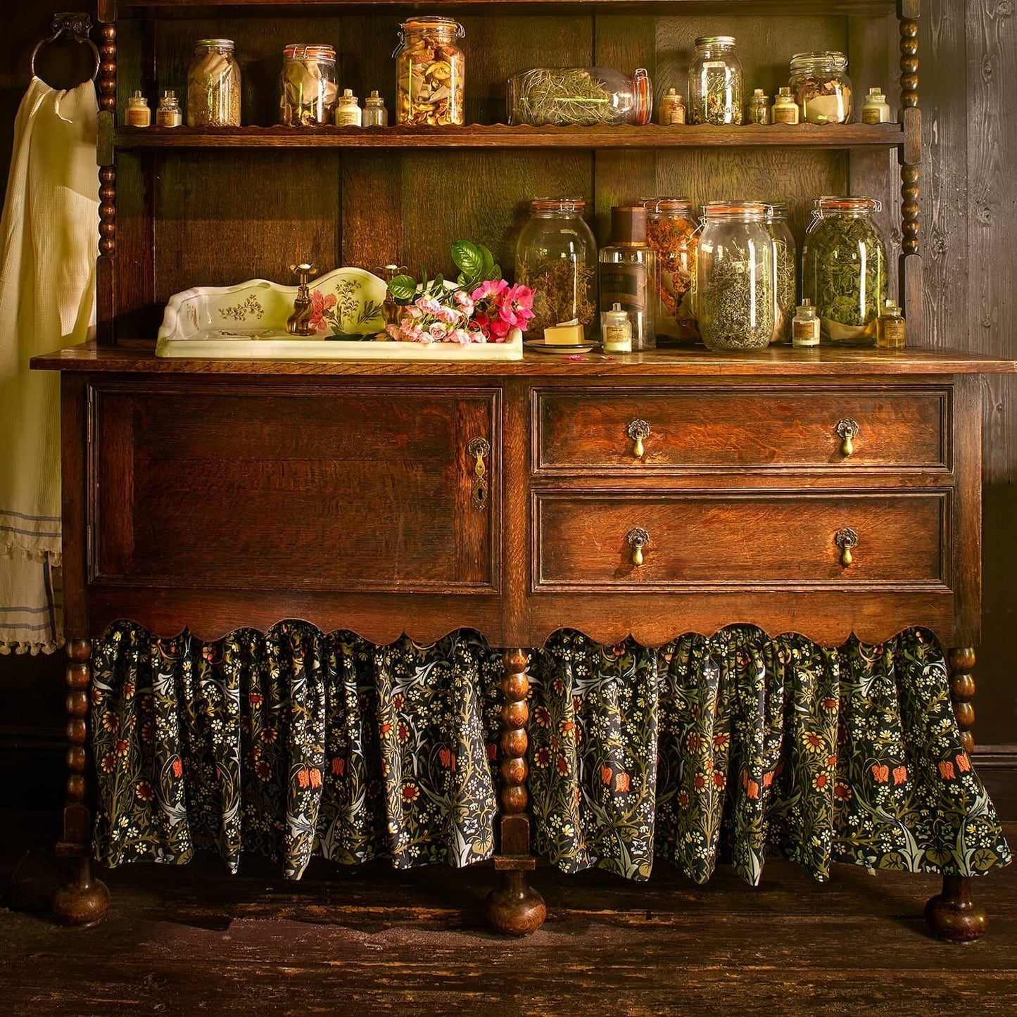 Blackthorn Velvet Fabric