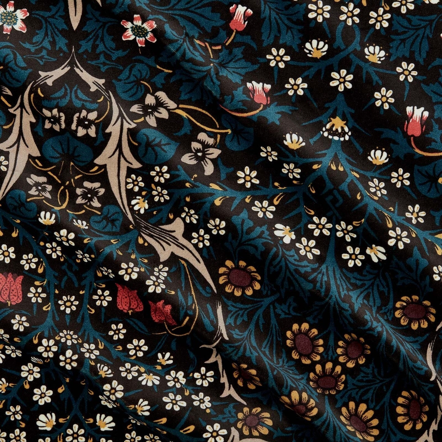 Blackthorn Velvet Fabric