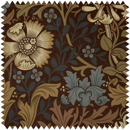 1-FA-CMM-VE-CDR-XXX-XXX - Compton Magna Velvet Fabric - Bark - House of Hackney