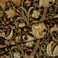 1-FA-GOL-VE-NOI-XXX-XXX - Golden Lily Velvet Fabric - Black - House of Hackney