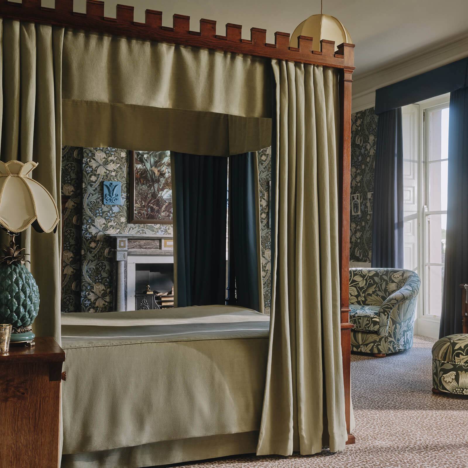 1-FA-HMP-HP-GRE-XXX-XXX - Heavenly Hemp Fabric - Apple - House of Hackney