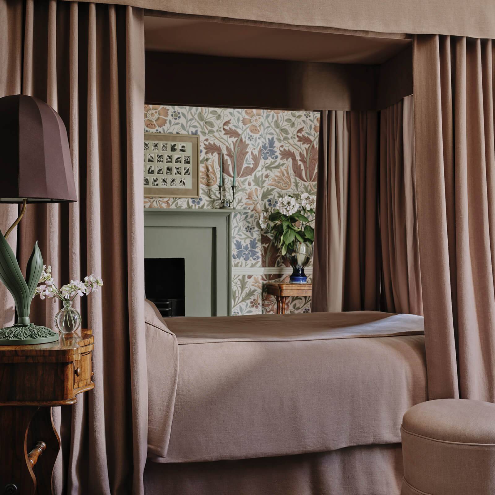 1-FA-HMP-HP-NAT-XXX-XXX - Heavenly Hemp Fabric - Astrantia - House of Hackney