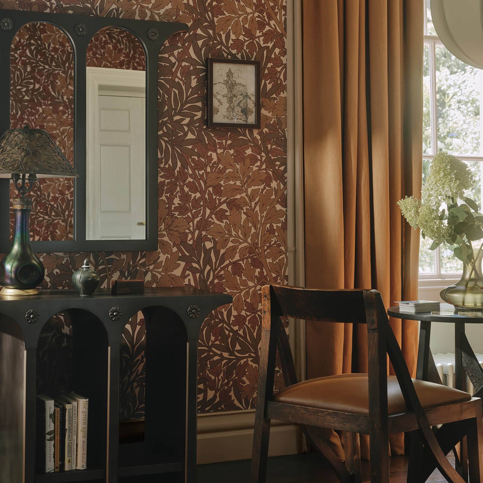 1-FA-HMP-HP-ORA-XXX-XXX - Heavenly Hemp Fabric - Amber - House of Hackney