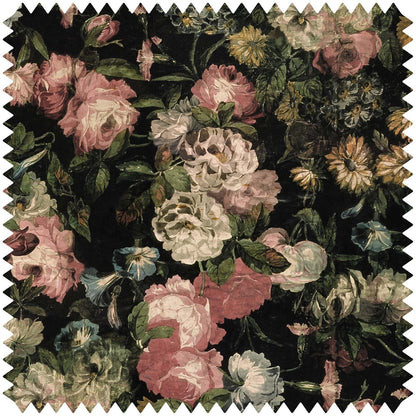Midnight Garden Velvet Fabric
