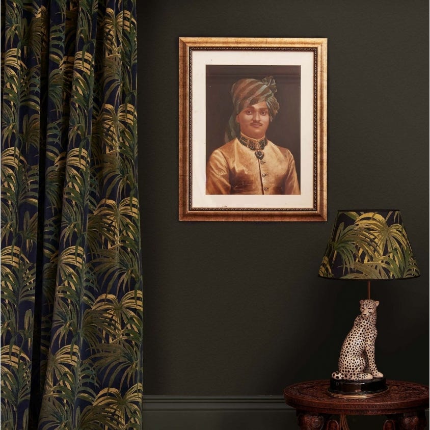 Palmeral Velvet Fabric