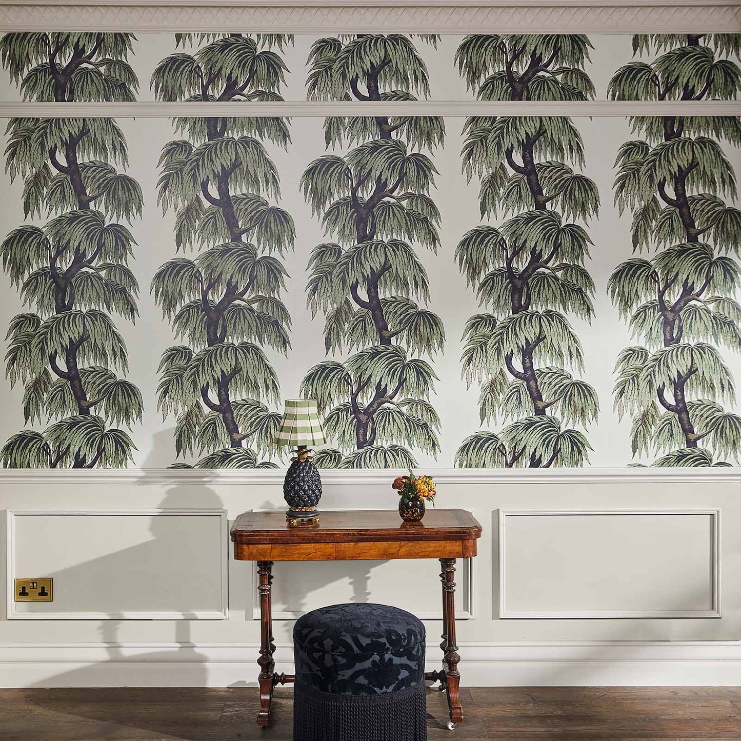 Babylon Wallpaper - Papyrus / Willow - 1-WA-BAB-DI-PAP-XXX