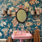 Flora Fantasia Wallpaper - Cerulean - 1-WA-FLF-DI-CER-XXX
