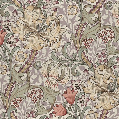 1-WA-GOL-DI-CIR-XXX - Golden Lily Wallpaper - Cirrus - House of Hackney