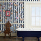 Hackney Empire Stripe Wallpaper - Midnight - 1-WA-HAC-DI-MID-STR